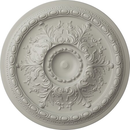 Stockport Ceiling Medallion (Fits Canopies Up To 6 1/4), Hand-Painted Pot Of Cream, 28OD X 2 3/4P